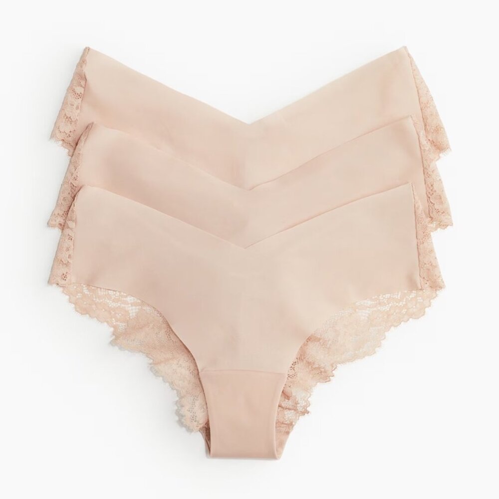 H&M 3-pack Lace Hipster Briefs